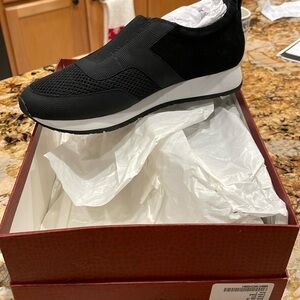 Donald J. Pliner Black and White Sneakers